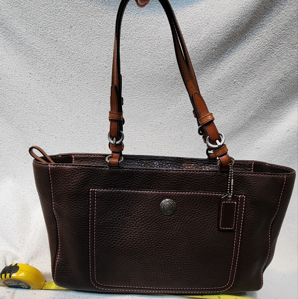 Vintage Coach Mahogany handbag purse